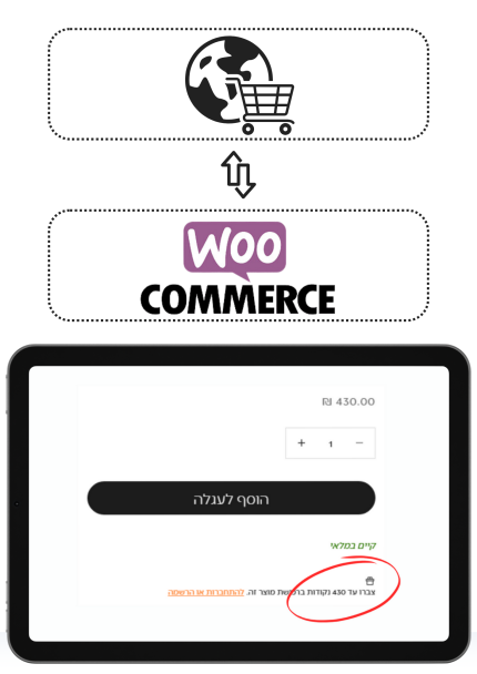 התקנת תוסף נקודותמטבעות לחנות ווקומרס